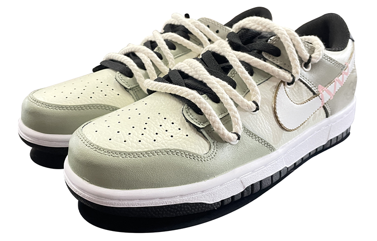 [Custom Shoes] Nike Dunk Low Retro 'Deconstructed Hand-Painted Olive' 圖 3