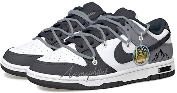 【カスタムシューズ】 ナイキ ダンク ロー レトロ「デコンストラクテッド ブラック ホワイト グレー」 DJ6188-002(Team拾玖-黑白徽章男S-BOX) Lookbook 【カスタムシューズ】 ナイキ ダンク ロー レトロ「デコンストラクテッド ブラック ホワイト グレー」 DJ6188-002(Team拾玖-黑白徽章男S-BOX)