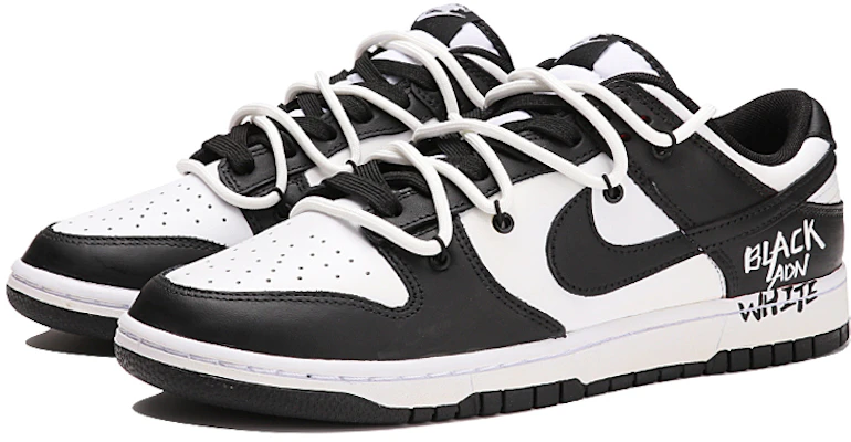 【定制鞋款】耐克Dunk Low复古‘解构双色’ DD1391-100(TeamThree-男款非黑即白) Lookbook 【定制鞋款】耐克Dunk Low复古‘解构双色’ DD1391-100(TeamThree-男款非黑即白)