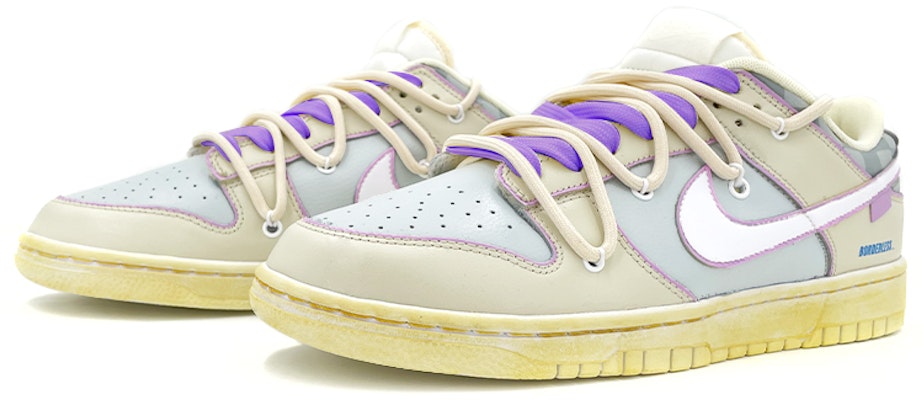Nike Dunk Low Retro "Gris Claro/Morado" (Personalizadas) DJ6188-100(TeamK-男款解构鞋带紫色方块) Lookbook Nike Dunk Low Retro "Gris Claro/Morado" (Personalizadas) DJ6188-100(TeamK-男款解构鞋带紫色方块)