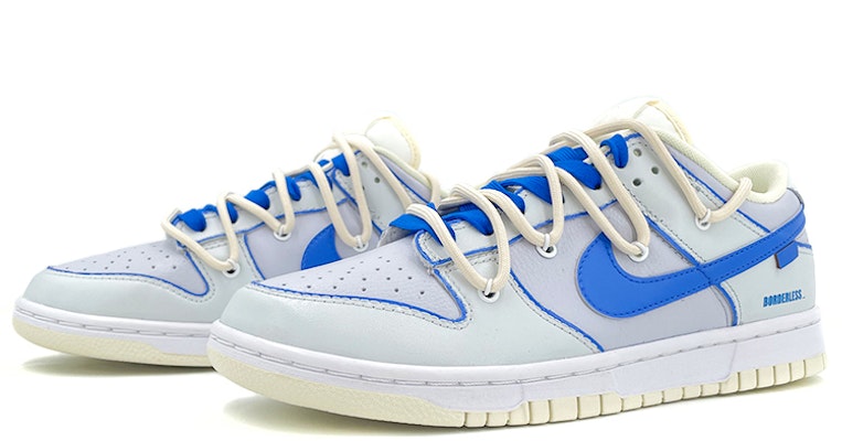 나이키 덩크 로우 레트로 '파스텔 블루 블록' (커스텀) DJ6188-100(TeamK-男款蓝色方块) Lookbook 나이키 덩크 로우 레트로 '파스텔 블루 블록' (커스텀) DJ6188-100(TeamK-男款蓝色方块)