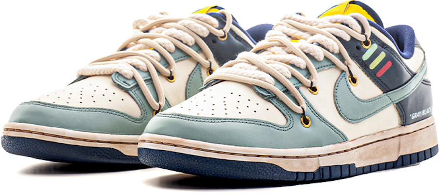 Custom Shoes Nike Dunk Low Retro Deconstructed Back To The Future Vibe