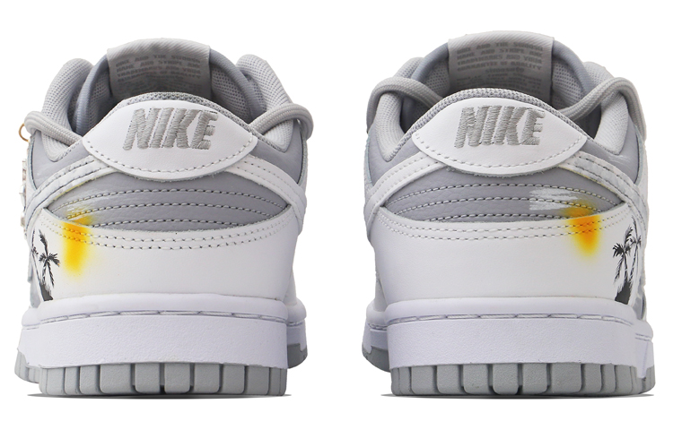 Shop [Kasut Custom] Nike Dunk Low Retro 'Vibe Summer Deconstructed Kelabu Putih' DJ6188-003(Team34夏日风情)