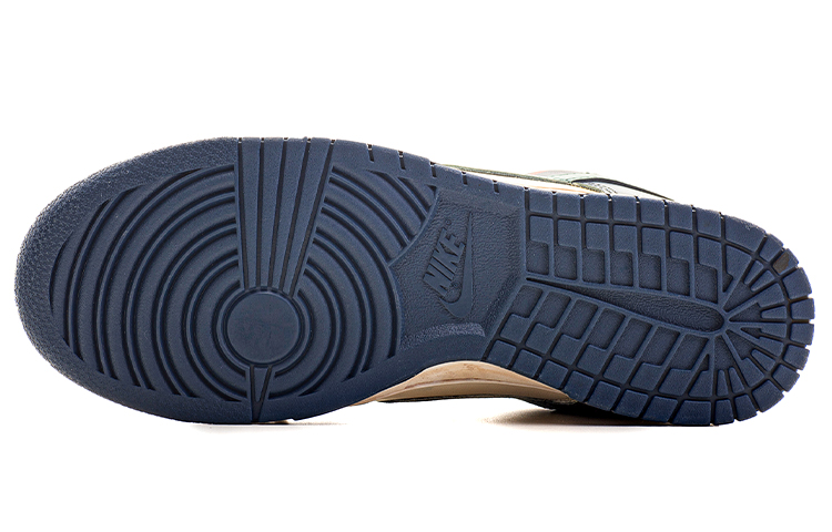 Sizing 【定制球鞋】Nike Dunk Low Retro 皮革 回到未来 解構風 Vibe風做舊 高街 低幫 板鞋 男女同款 灰黑卡其