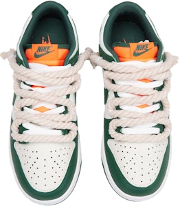 ナイキ ダンクLow レトロ デニム風 白/緑 (カスタム) DD1391-300(Teamp-白绿橙棉麻) Purchase ナイキ ダンクLow レトロ デニム風 白/緑 (カスタム) DD1391-300(Teamp-白绿橙棉麻)