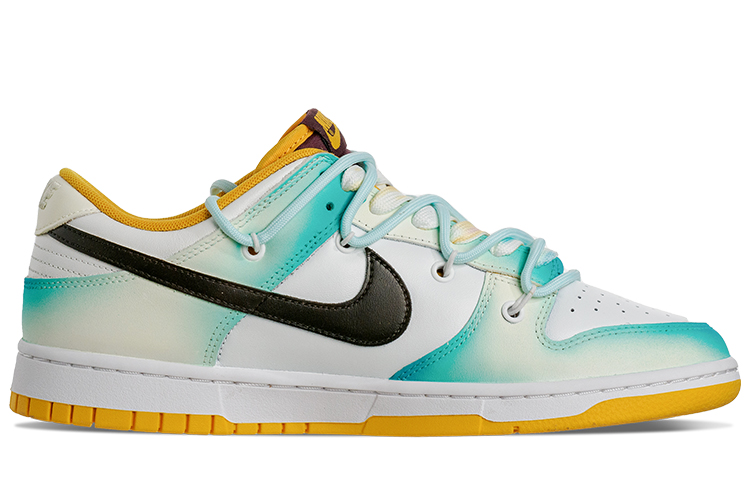 Lookbook [Sepatu Custom] Nike Dunk Low Retro 'Dopamine Gradient Smile' DD1391-702(Team62-迷幻多巴胺)