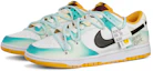 Shop 【定製球鞋】Nike Dunk Low Retro 迷幻多巴胺 笑臉 漸變 夏日 光暈 解構 低幫 板鞋 男款 黑白黃