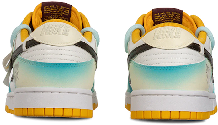 【定製球鞋】Nike Dunk Low Retro 迷幻多巴胺 笑臉 漸變 夏日 光暈 解構 低幫 板鞋 男款 黑白黃 Purchase 【定製球鞋】Nike Dunk Low Retro 迷幻多巴胺 笑臉 漸變 夏日 光暈 解構 低幫 板鞋 男款 黑白黃