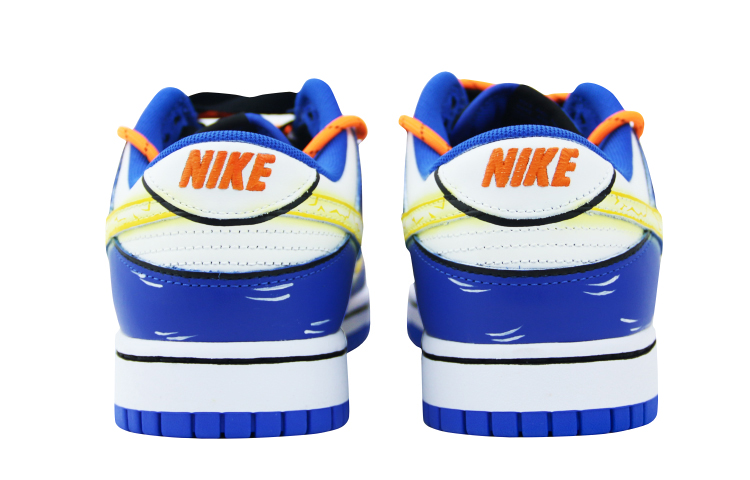 Shop [Sepatu Kustom] Nike Dunk Low Retro 'Dragon Ball Z - Super Saiyan Goku Vegeta Piccolo' DD1391-001(Team-叁男女款小OW贝吉塔)