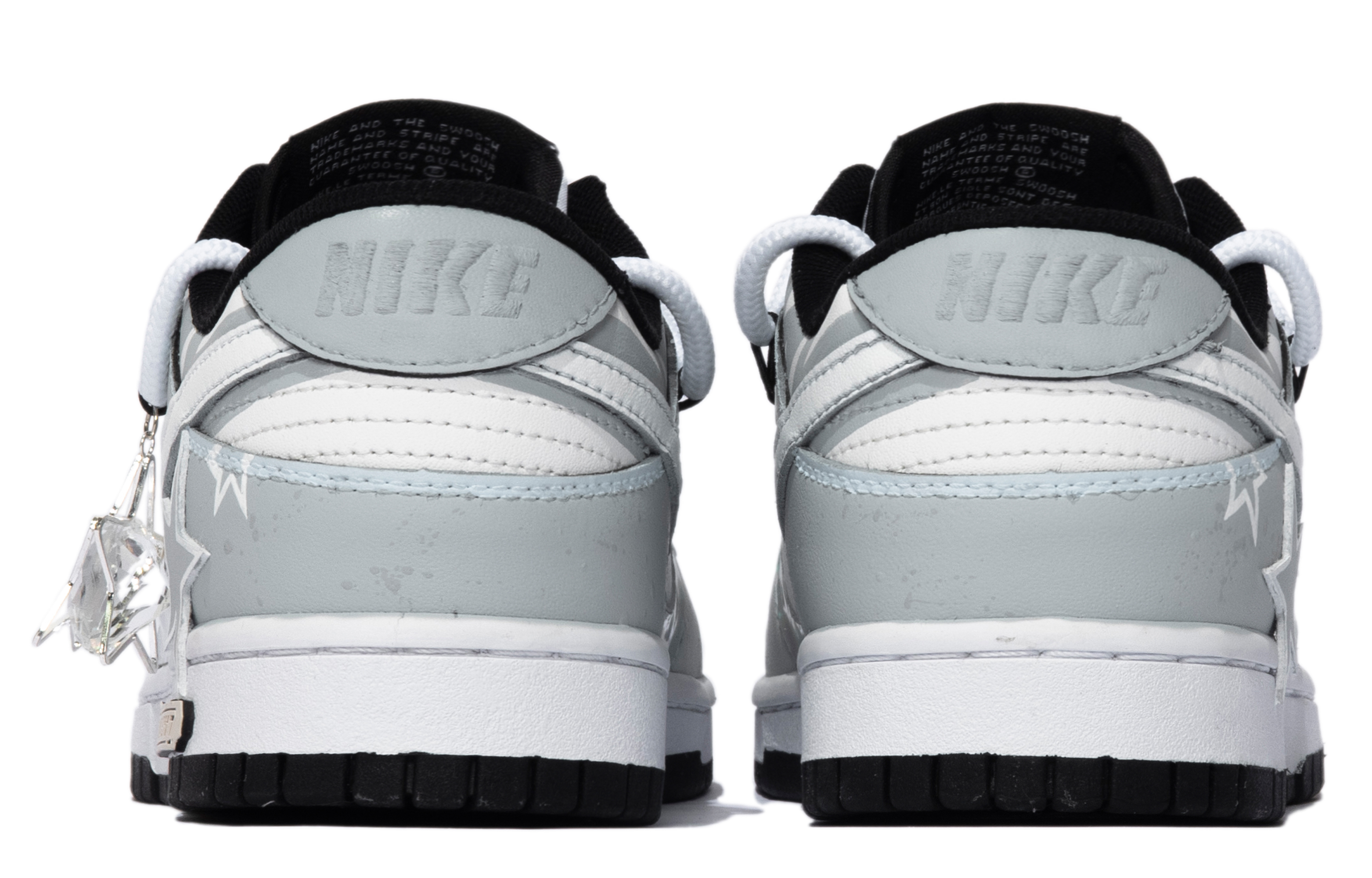 Shop [カスタムシューズ] Nike Dunk Low Retro 'ドリームギャラクシー ホワイト/グレー/ブルー' DD1391-100(TeamM-男款梦压星河S-BOX)