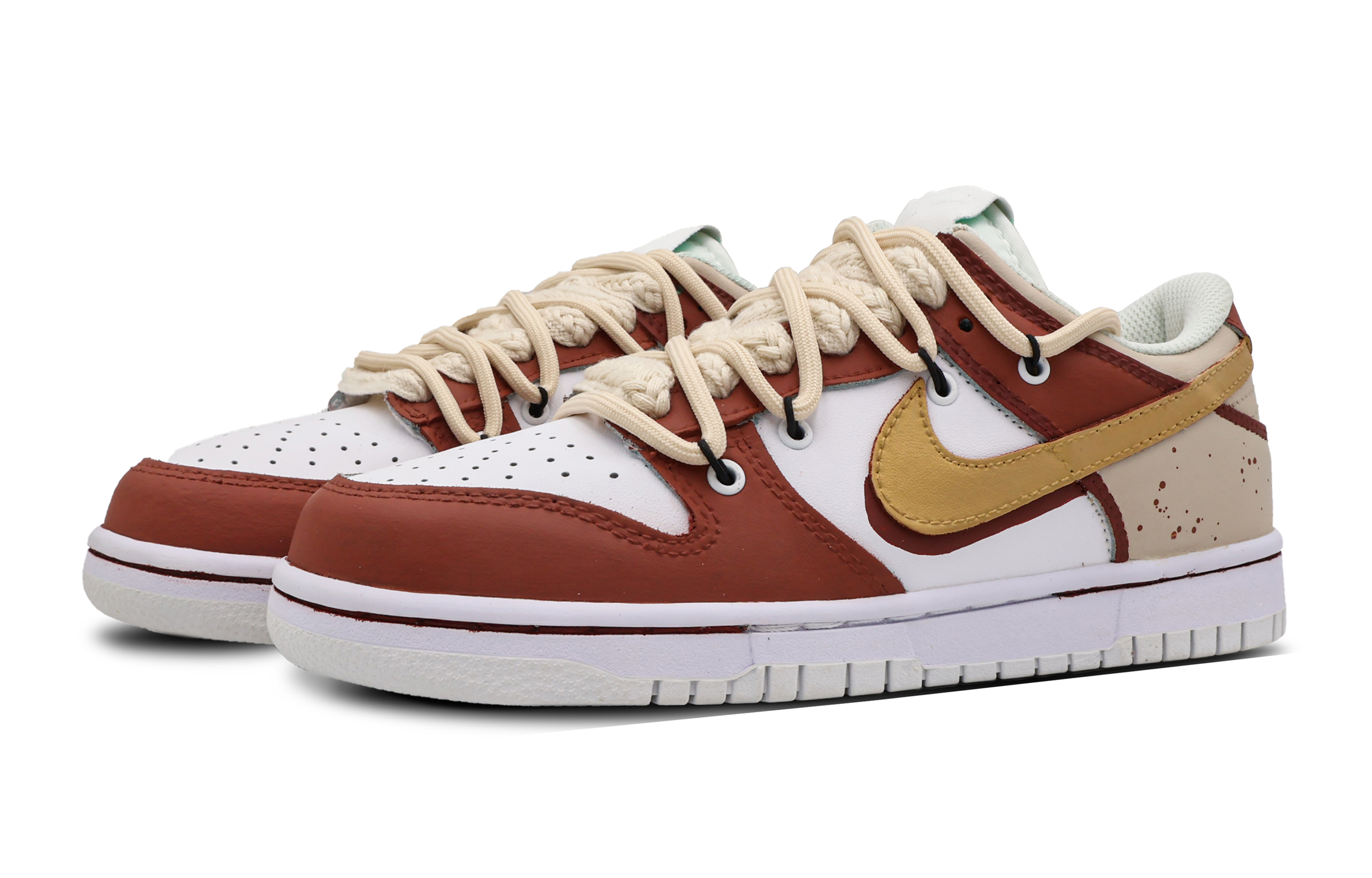 Lookbook [Kasud Custom] Nike Dunk Low Retro 'Drunken Dream Merah' DH9765-100(Team53-女款醉梦卿颜S-BOX)