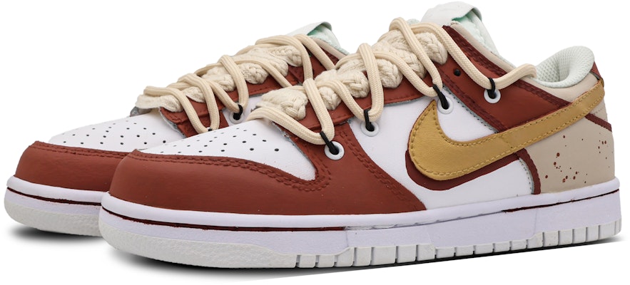 【定制球鞋】Nike Dunk Low 醉夢卿顏 Retro 無性別風 情侶 休閒 低筒 板鞋 GS 紅色 Lookbook 【定制球鞋】Nike Dunk Low 醉夢卿顏 Retro 無性別風 情侶 休閒 低筒 板鞋 GS 紅色