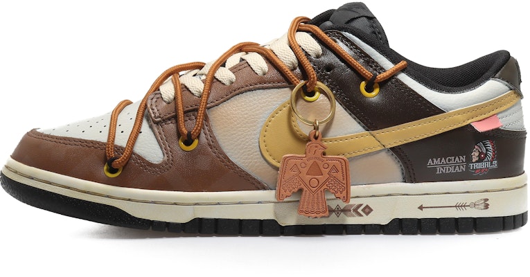 나이키 덩크 로우 레트로 '이글 토템 브라운' (커스텀) DJ6188-002(Team10-男款阿美咔叽咖色) Buy 나이키 덩크 로우 레트로 '이글 토템 브라운' (커스텀) DJ6188-002(Team10-男款阿美咔叽咖色)