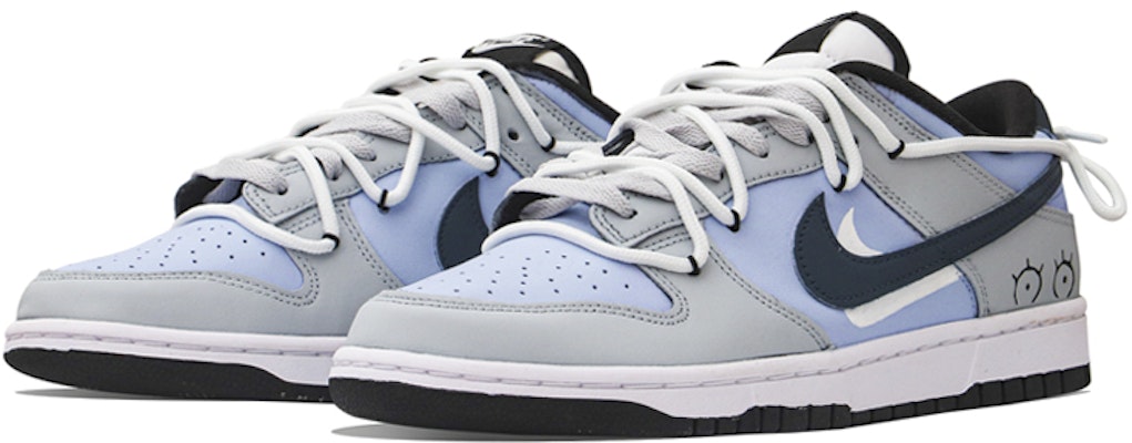 【訂製球鞋】Nike Dunk Low Retro 榆木眼鏡 溫柔 高級小眾 清新 低筒 板鞋 男款 灰藍 Lookbook 【訂製球鞋】Nike Dunk Low Retro 榆木眼鏡 溫柔 高級小眾 清新 低筒 板鞋 男款 灰藍
