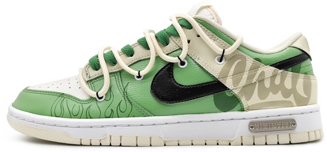 【カスタムシューズ】ナイキ ダンク ロー レトロ 'Flame Thorns 蛍光グリーン' DJ6188-100(Team16-男款火焰荆棘) Buy 【カスタムシューズ】ナイキ ダンク ロー レトロ 'Flame Thorns 蛍光グリーン' DJ6188-100(Team16-男款火焰荆棘)