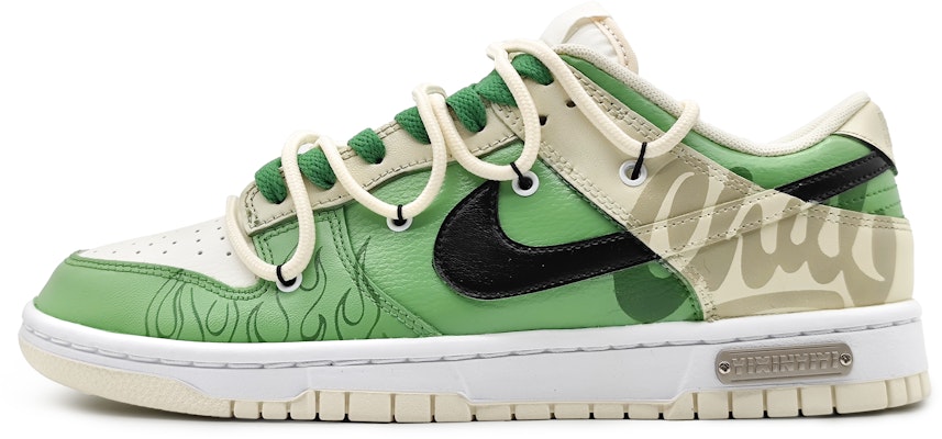【カスタムシューズ】ナイキ ダンク ロー レトロ 'Flame Thorns 蛍光グリーン' DJ6188-100(Team16-男款火焰荆棘) Buy 【カスタムシューズ】ナイキ ダンク ロー レトロ 'Flame Thorns 蛍光グリーン' DJ6188-100(Team16-男款火焰荆棘)