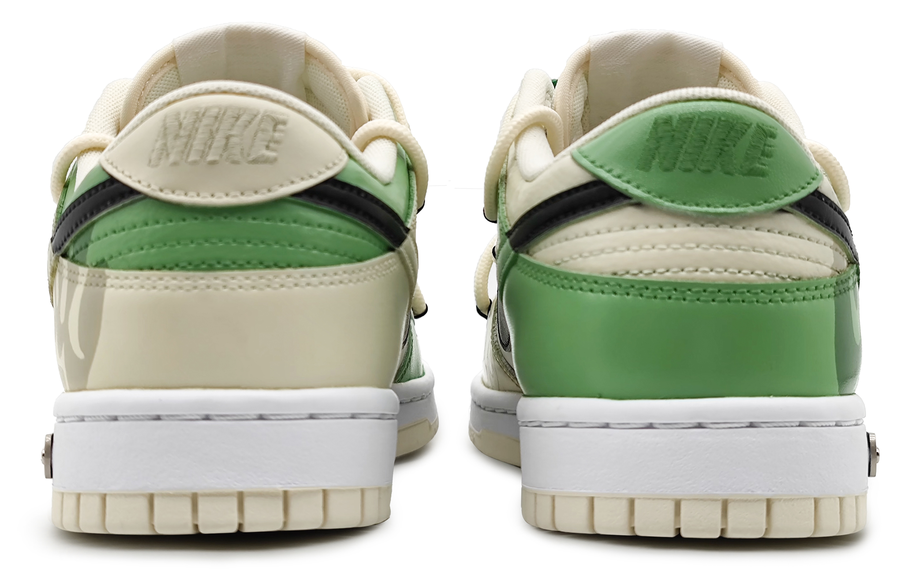 Details for 【カスタムシューズ】ナイキ ダンク ロー レトロ 'Flame Thorns 蛍光グリーン' DJ6188-100(Team16-男款火焰荆棘)