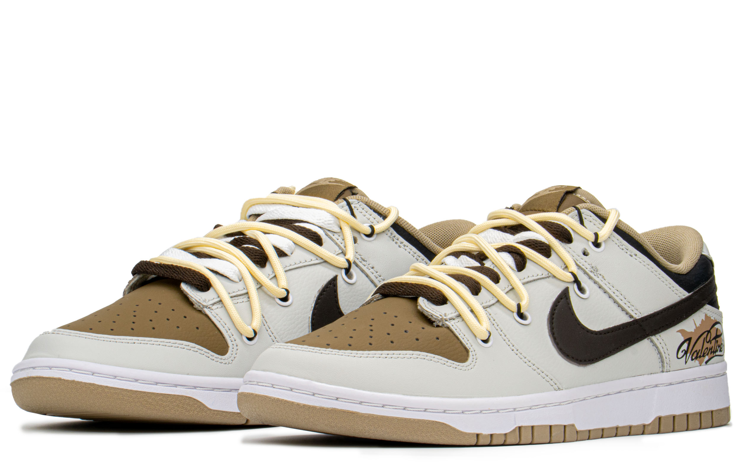 Lookbook 나이키 덩크 로우 포레스트 디컨 크림브라운 (커스텀) DJ6188-200(TeamA-DK男森林米棕S-BOX)