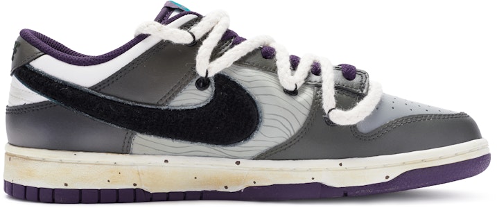 【客製球鞋】Nike Dunk Low retro 科技未來感 厄崔迪 解構 做舊 手繪噴繪 低幫 板鞋 男款 米灰棕 Order 【客製球鞋】Nike Dunk Low retro 科技未來感 厄崔迪 解構 做舊 手繪噴繪 低幫 板鞋 男款 米灰棕