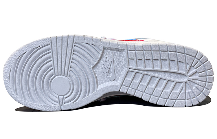 Purchase 【定製球鞋】Nike Dunk Low Retro 遊戲機 復古配色 移動按鈕 童趣 解構風 手繪塗鴉 低幫 板鞋 男款 藍白紅