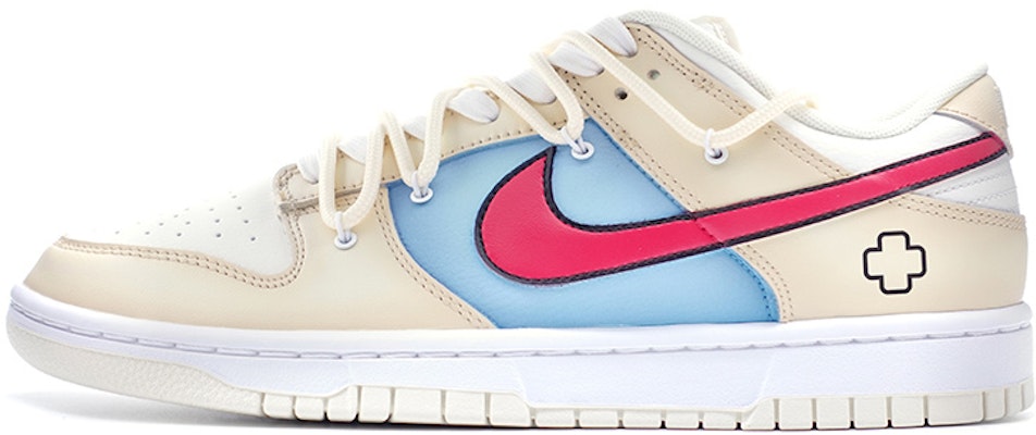 【定制球鞋】Nike Dunk Low Retro 復古科技風 遊戲男孩 手繪描邊swoosh Gameboy 低筒 板鞋 男款 棕紅藍 Buy 【定制球鞋】Nike Dunk Low Retro 復古科技風 遊戲男孩 手繪描邊swoosh Gameboy 低筒 板鞋 男款 棕紅藍