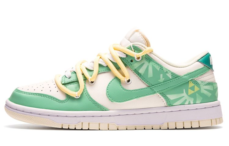 Buy Zapatillas Nike Dunk Low Retro 'Gameboy Amarillo Láser Verde Blanco' DJ6188-100(TeamR-男款镭射)