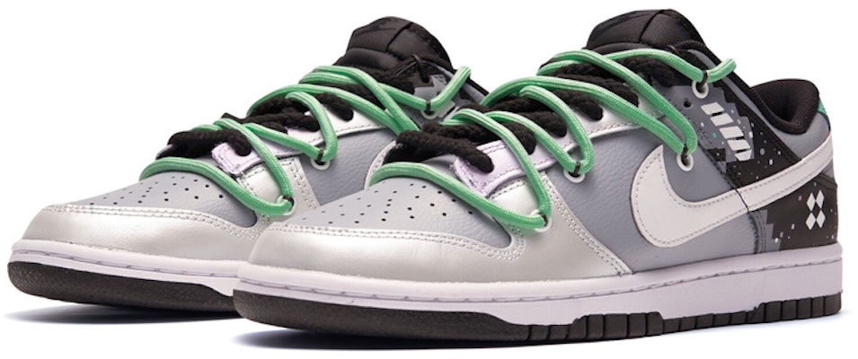 Zapatillas Nike Dunk Low Retro 'Gameboy Pixel Monster Verde Negro Gris' DJ6188-002(TeamR-男款像素怪兽) Lookbook Zapatillas Nike Dunk Low Retro 'Gameboy Pixel Monster Verde Negro Gris' DJ6188-002(TeamR-男款像素怪兽)