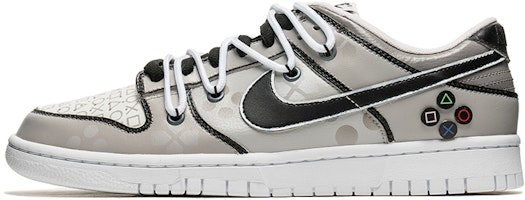 【定製球鞋】 Nike Dunk Low Retro 野鶴製造 電競遊戲機主題 立體按鍵 二次元 耐磨 低幫 板鞋 男款 灰白黑 Buy 【定製球鞋】 Nike Dunk Low Retro 野鶴製造 電競遊戲機主題 立體按鍵 二次元 耐磨 低幫 板鞋 男款 灰白黑