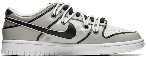 【定製球鞋】 Nike Dunk Low Retro 野鶴製造 電競遊戲機主題 立體按鍵 二次元 耐磨 低幫 板鞋 男款 灰白黑 Order 【定製球鞋】 Nike Dunk Low Retro 野鶴製造 電競遊戲機主題 立體按鍵 二次元 耐磨 低幫 板鞋 男款 灰白黑