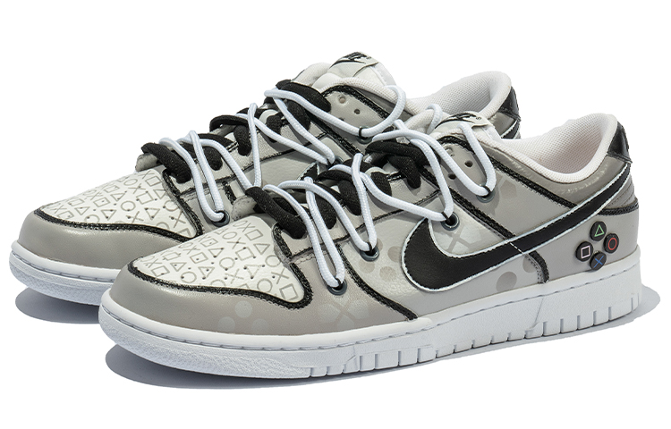Lookbook [定制鞋] 耐克Dunk Low复古'游戏机' DJ6188-101(TeamB-男款游戏灰白)