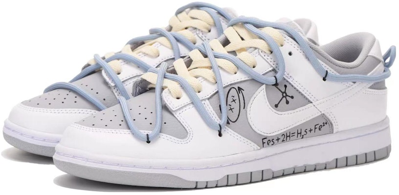 나이키 덩크 로우 레트로 "그래피티 그레이" (커스텀) DJ6188-003(Team32-男款几何数学) Lookbook 나이키 덩크 로우 레트로 "그래피티 그레이" (커스텀) DJ6188-003(Team32-男款几何数学)