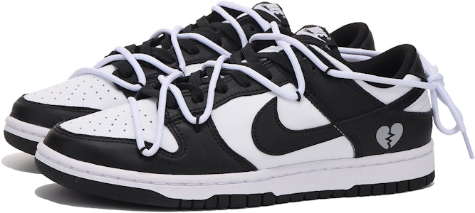 나이키 덩크 로우 '선물 해체 검흰' (커스텀) DD1391-100(Team拾伍-男款爱心SBOX) Lookbook 나이키 덩크 로우 '선물 해체 검흰' (커스텀) DD1391-100(Team拾伍-男款爱心SBOX)