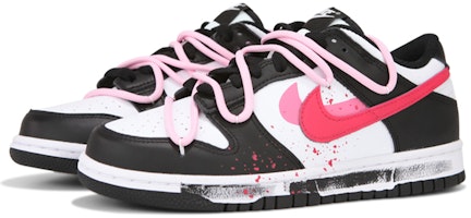 カスタム ダンク ロー "グラフィティ黒ピンク" (カスタム Dunk Low "グラフィティ黒ピンク") DD1391-100(Team24-男款粉色双钩) Lookbook カスタム ダンク ロー "グラフィティ黒ピンク" (カスタム Dunk Low "グラフィティ黒ピンク") DD1391-100(Team24-男款粉色双钩)