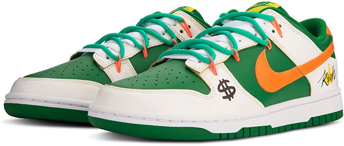 【カスタムシューズ】ナイキダンクロー レトロ「グラフィティクラウン ホワイト-グリーン」 DV0833-300(TeamF-解构涂鸦) Lookbook 【カスタムシューズ】ナイキダンクロー レトロ「グラフィティクラウン ホワイト-グリーン」 DV0833-300(TeamF-解构涂鸦)