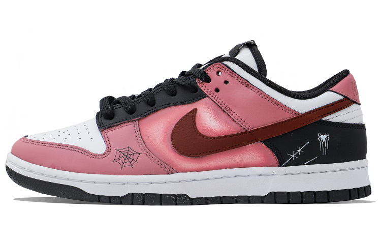 Buy 【定制球鞋】 Nike Dunk Low Retro 潮流簡約風 幽靈蜘蛛 塗鴉 低幫 板鞋 男款 黑紅色