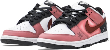 【定制球鞋】 Nike Dunk Low Retro 潮流簡約風 幽靈蜘蛛 塗鴉 低幫 板鞋 男款 黑紅色 Lookbook 【定制球鞋】 Nike Dunk Low Retro 潮流簡約風 幽靈蜘蛛 塗鴉 低幫 板鞋 男款 黑紅色