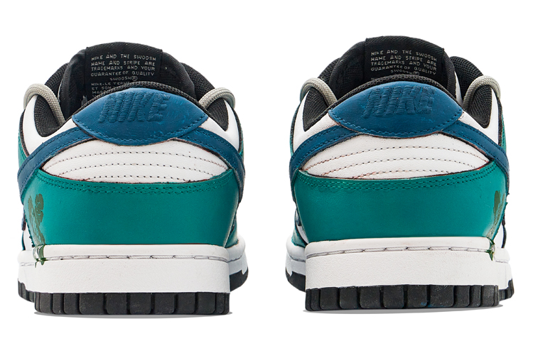 Shop 나이키 덩크 로우 레트로 '그라피티 그린' (커스텀) DD1391-100(Team34-滑板少年)