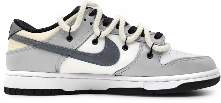 【定制鞋款】Nike Dunk Low 复古 '涂鸦 莫兰迪灰-白' DD1391-100(Team16-男款誓言之眼解构灰) Order 【定制鞋款】Nike Dunk Low 复古 '涂鸦 莫兰迪灰-白' DD1391-100(Team16-男款誓言之眼解构灰)