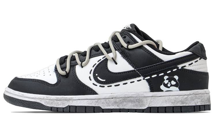 Buy [Sepatu Kustom] Nike Dunk Low Retro 'Graffiti Panda' DD1391-100(Team34-二次元小熊猫男)