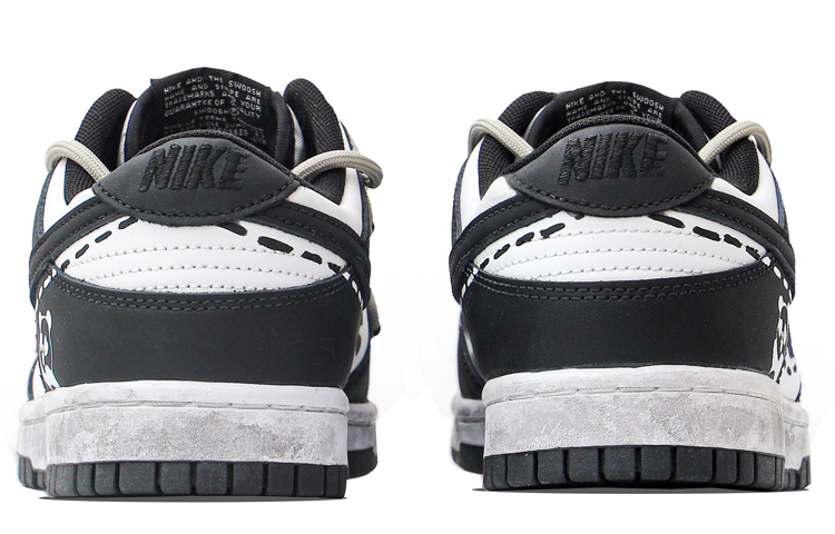 Shop [Sepatu Kustom] Nike Dunk Low Retro 'Graffiti Panda' DD1391-100(Team34-二次元小熊猫男)