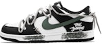 Buy 나이키 덩크 로우 레트로 '그라피티 화이트 블랙 그린' (커스텀) DD1391-100(Team34-活力青春男款)