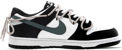 【定製球鞋】 Nike Dunk Low Retro 潮流簡約風 活力青春 塗鴉 低幫 板鞋 男款 白黑綠 Order 【定製球鞋】 Nike Dunk Low Retro 潮流簡約風 活力青春 塗鴉 低幫 板鞋 男款 白黑綠