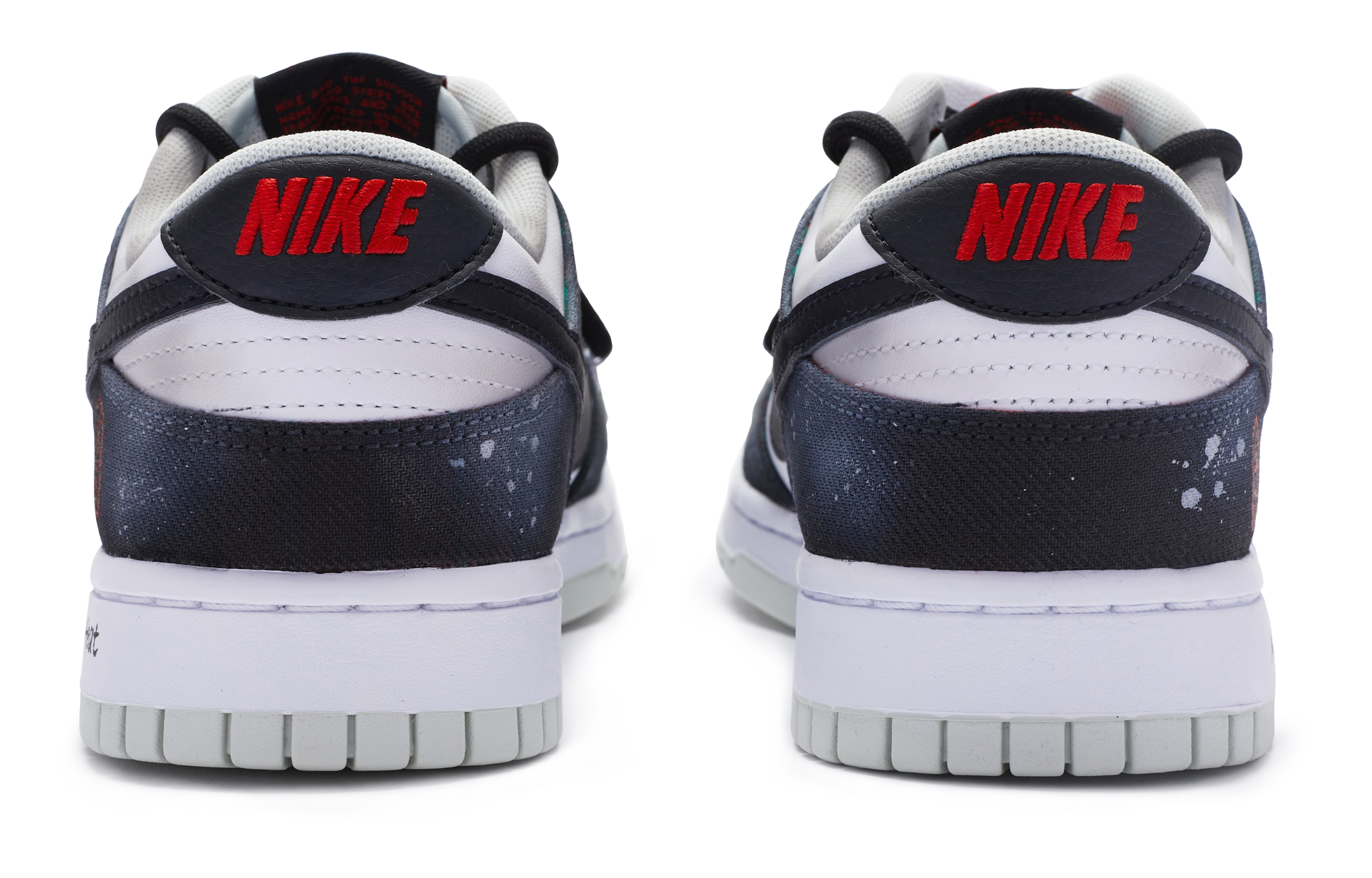 Purchase [Kasut Custom] Nike Dunk Low Retro 'Hitam Putih Kelabu Panas Hebat' DV0827-100(TeamR-男款大暑黑白灰)