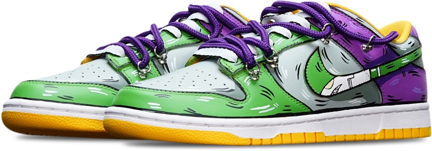 ナイキ ダンク ロー レトロ "緑灰紫シャークスウッシュ" DD1391-702(TeamT-鲨鱼绿灰紫S-BOX) Lookbook ナイキ ダンク ロー レトロ "緑灰紫シャークスウッシュ" DD1391-702(TeamT-鲨鱼绿灰紫S-BOX)