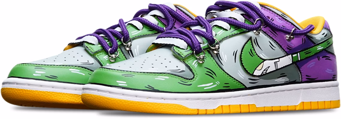 ナイキ ダンク ロー レトロ "緑灰紫シャークスウッシュ" DD1391-702(TeamT-鲨鱼绿灰紫S-BOX) Lookbook ナイキ ダンク ロー レトロ "緑灰紫シャークスウッシュ" DD1391-702(TeamT-鲨鱼绿灰紫S-BOX)