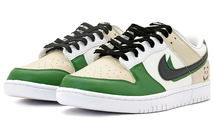 Lookbook 【カスタムシューズ】ナイキ ダンク ロー レトロ 'グリーンパンダ' DJ6188-101(TeamS-小熊猫叠钩QD)