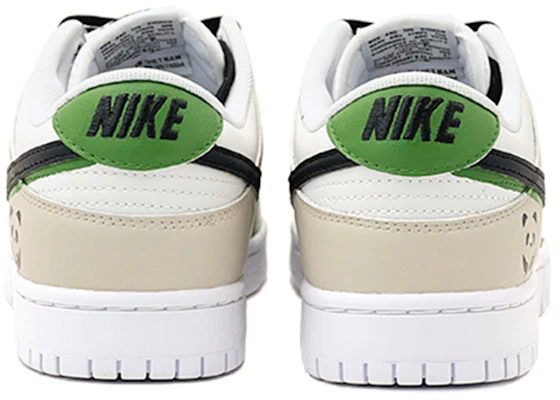 【客製化球鞋】Nike Dunk Low Retro 小熊貓 疊勾設計 復古休閒 低筒 板鞋 男款 綠白 Shop 【客製化球鞋】Nike Dunk Low Retro 小熊貓 疊勾設計 復古休閒 低筒 板鞋 男款 綠白