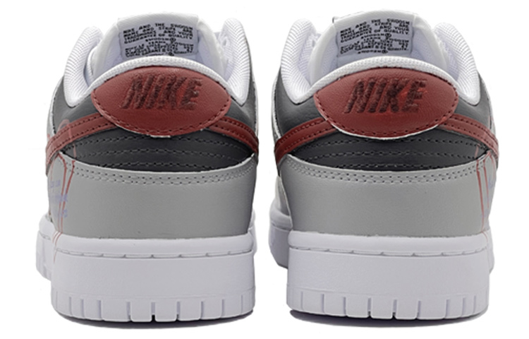 Shop 【定製球鞋】Nike Dunk Low Retro 秋冬穿搭 復古風 怦然心動 愛心 復古 休閒 低幫 板鞋 男款 灰黑紅