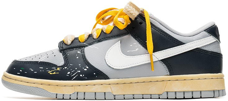 custom-shoes-nike-dunk-low-retro-grey-black-speckle