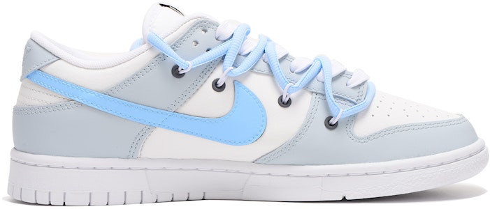 【定制球鞋】Nike Dunk Low Retro 國慶出遊主題 高街 解構 電玩 情侶 高街 低幫 板鞋 男款 灰藍 Lookbook 【定制球鞋】Nike Dunk Low Retro 國慶出遊主題 高街 解構 電玩 情侶 高街 低幫 板鞋 男款 灰藍